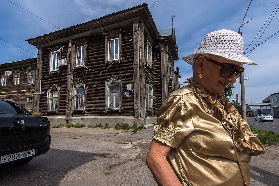 На улицах Сызрани.