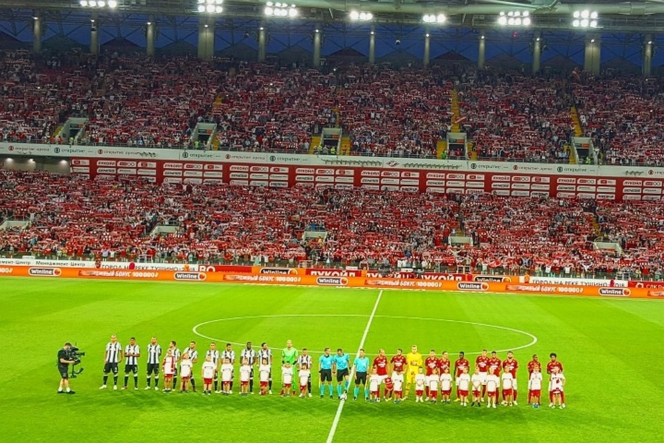 "Спартак" играл против клуба ПАОК.