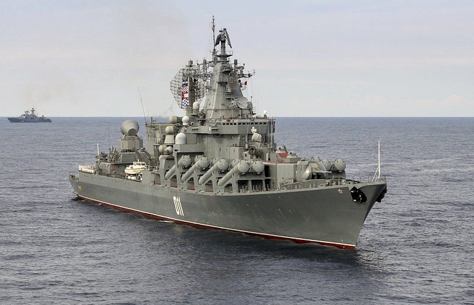Флагман Тихоокеанского флота ракетный крейсер "Варяг". Фото: wikipedia.org/Russian Ministry of Defence