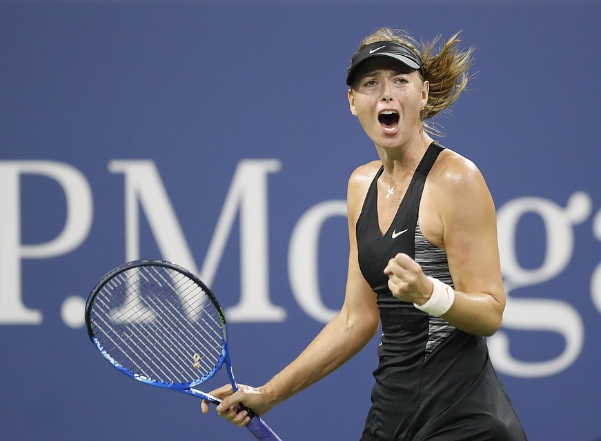 Шарапова выиграл первый матч на US Open.