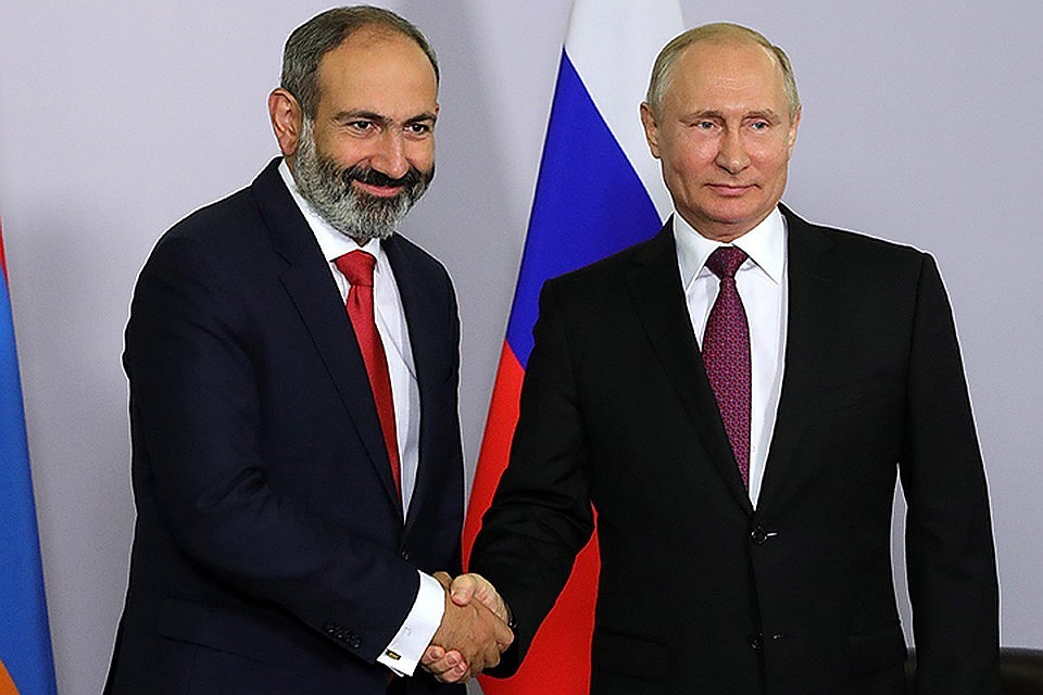 Никол Пашинян и Владимир Путин Фото: Михаил Климентьев/ТАСС