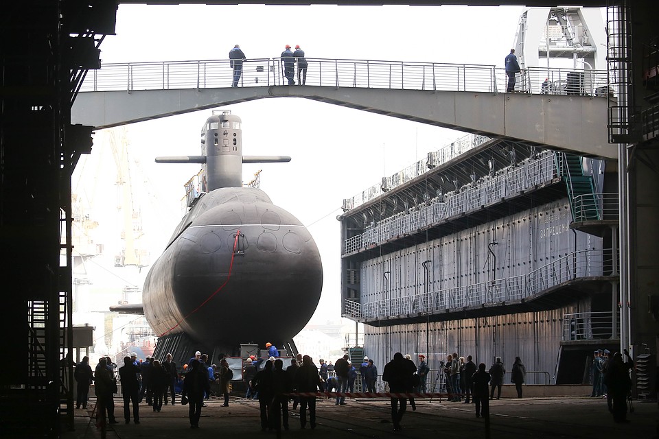 Подводная лодка «Кронштадт» была заложена в июле 2005 года.