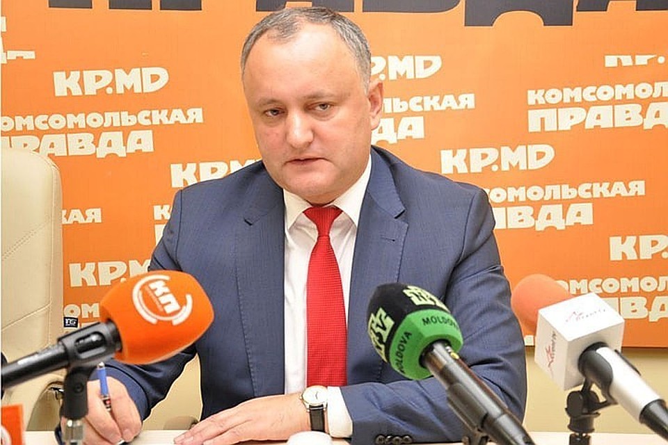 Игорь Додон.