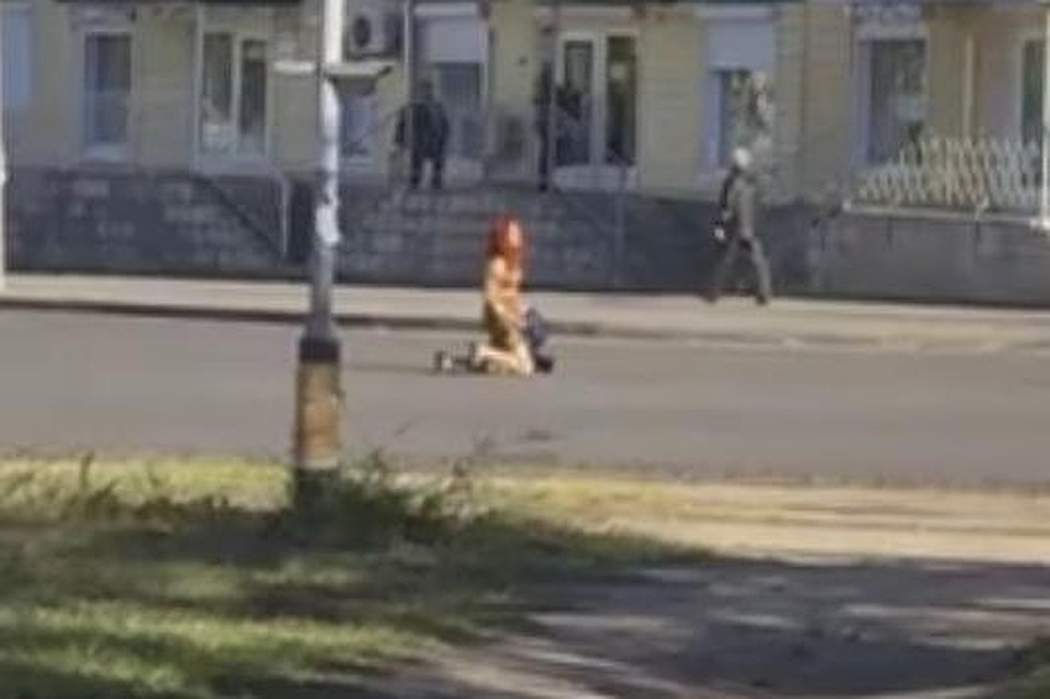 Липчанка с неадекватным поведением