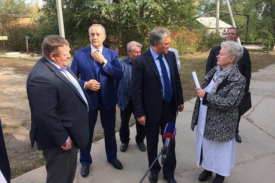 Вячеслав Володин встретился с жителями Перелюба