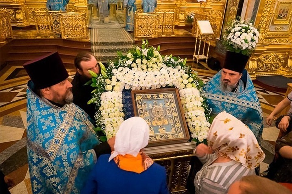 Икона в десятый раз прибыла в Курскую митрополию