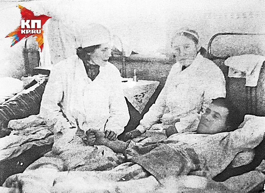 Владимир Стрельников с госпитале Самарканда.