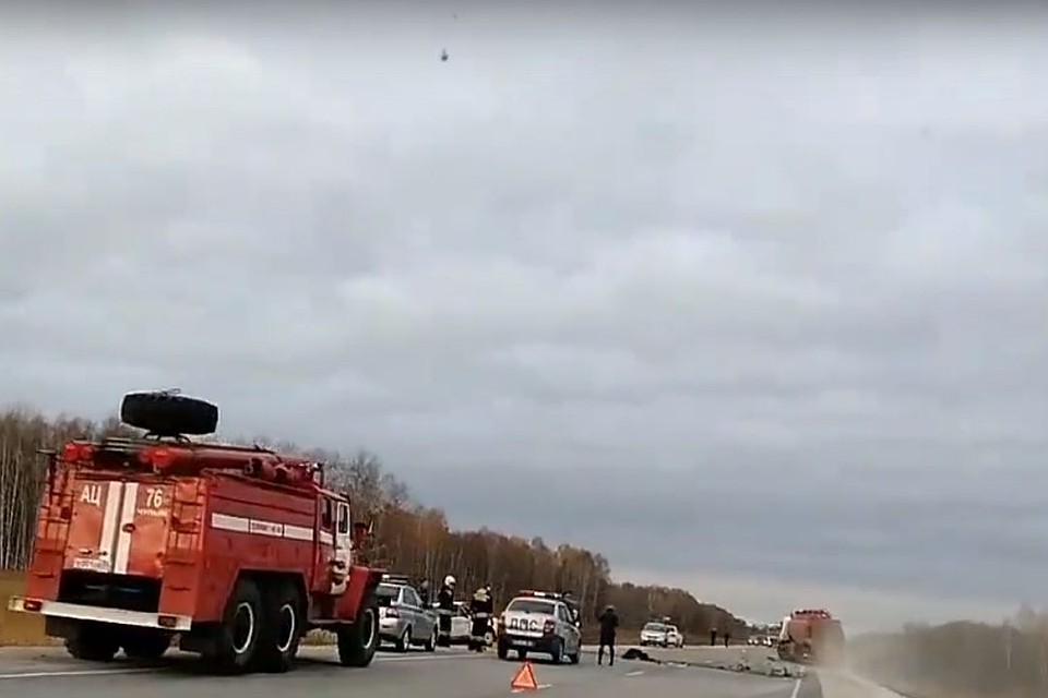 Авария произошла на 1308 километре автодороги Р-254 «Иртыш».