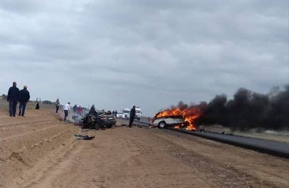 Двое молодых людей сгорели заживо. Фото прислано очевидцем
