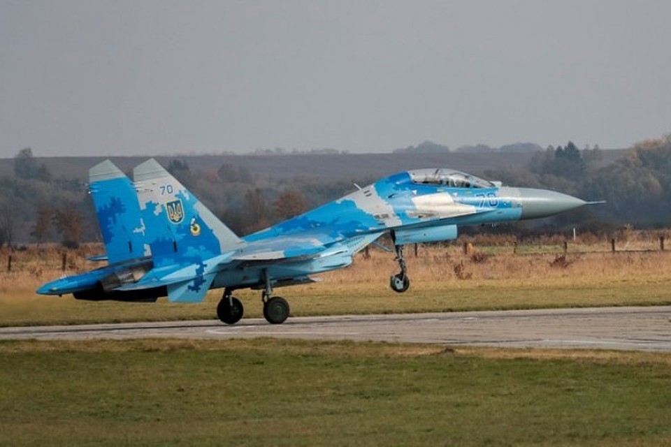 Украинский истребитель СУ-27УБ разбился во время совместных с НАТО учений «Чистое небо»