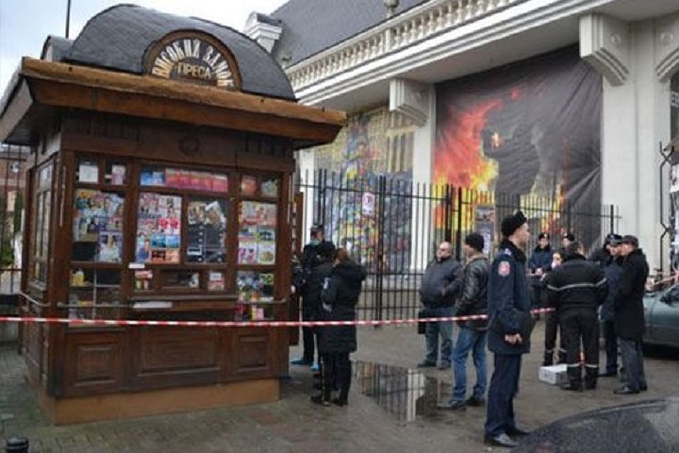 На месте преступления. Фото: МВД Украины