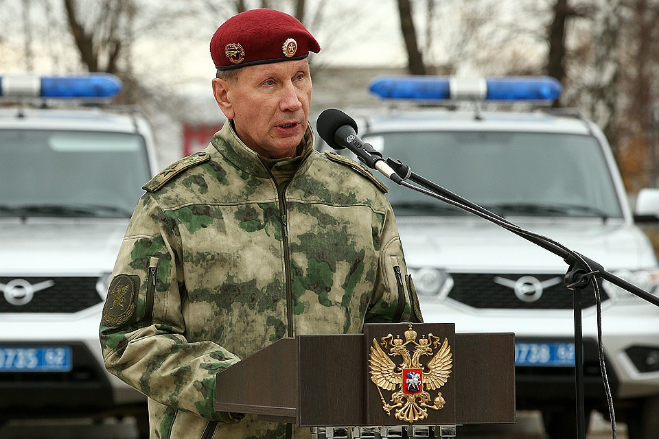 Директор Федеральной службы войск национальной гвардии - главнокомандующий войсками национальной гвардии РФ Виктор Золотов. ФОТО Александр Рюмин/ТАСС