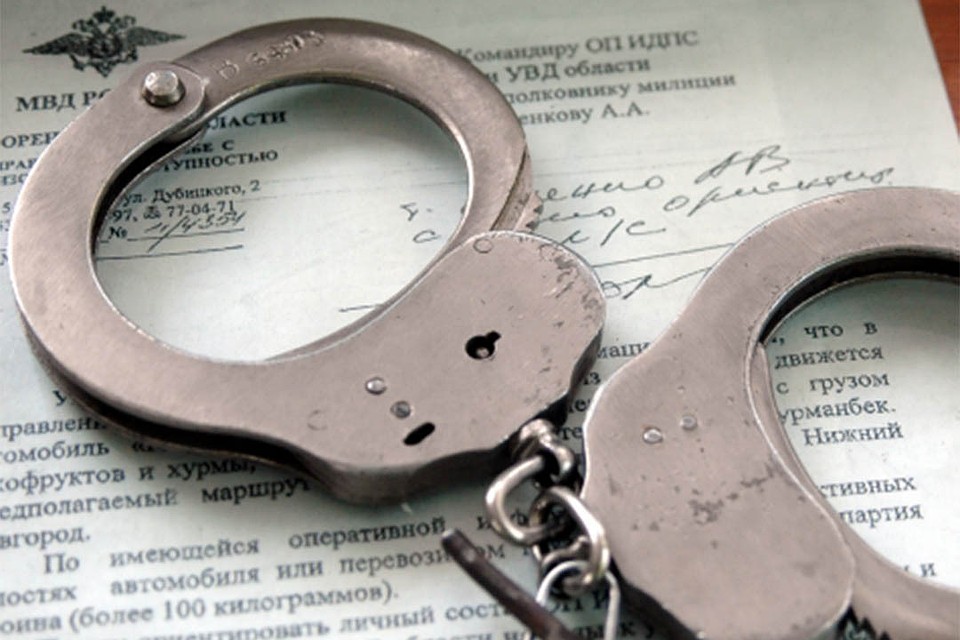 Подозреваемого задержали и поместили под стражу