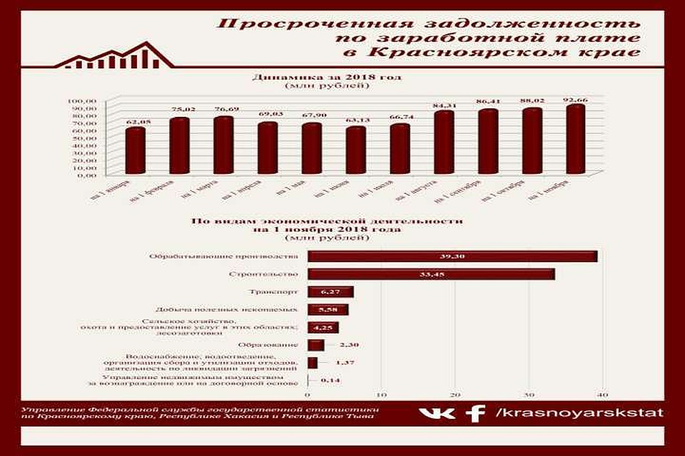 Данные Красноярскстата.