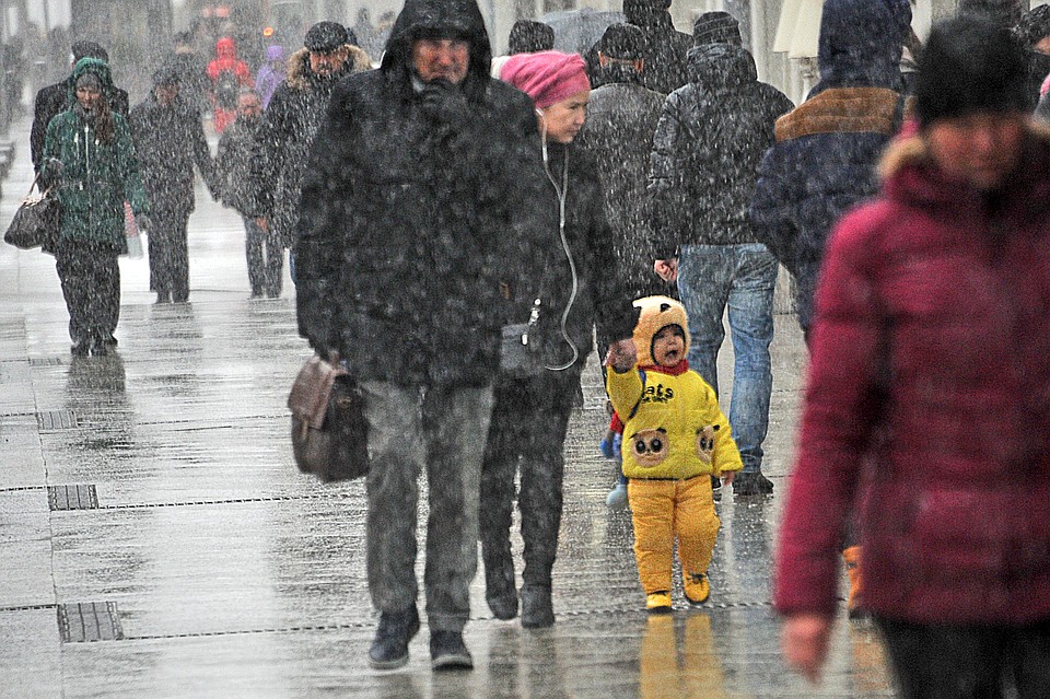В Москве ожидается мокрый снег