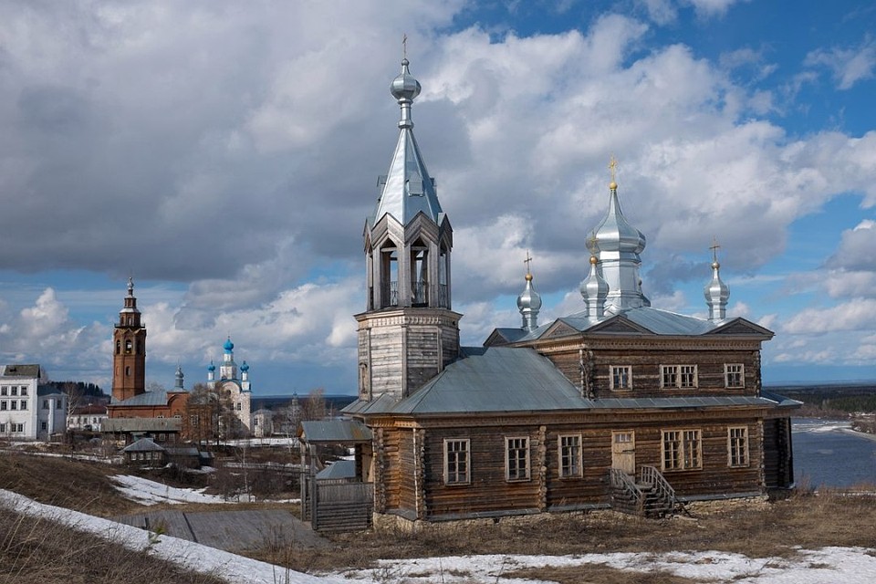 В Чердыни сохранились храмы допетровского времени. Фото: Группа ВК "Пермь Великая".