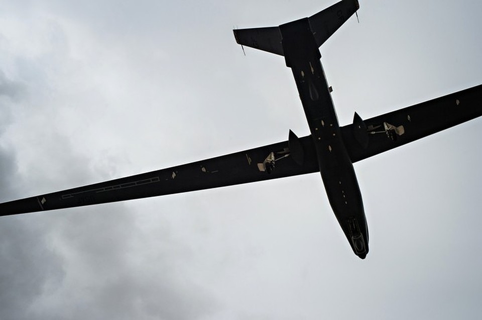 Стратегический беспилотный летательный аппарат ВВС США RQ-4B Global Hawk