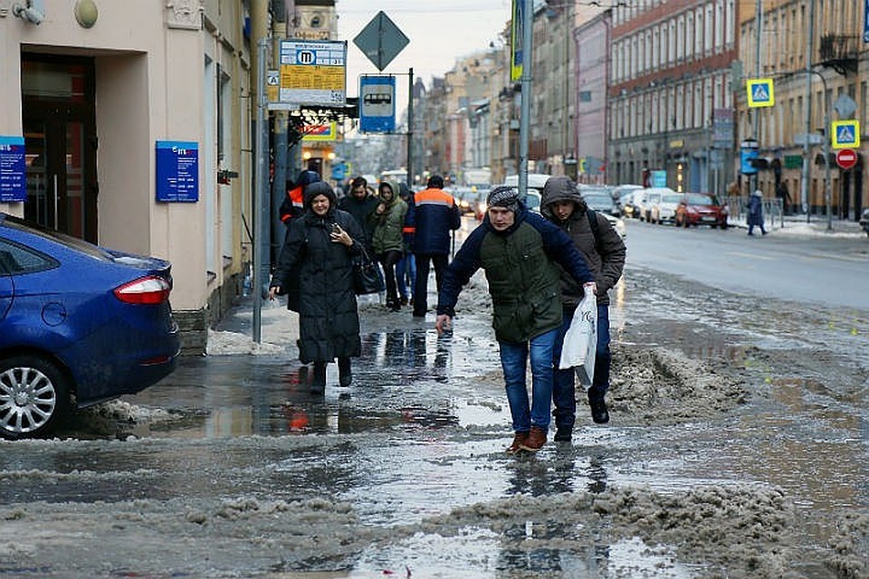 Прогноз погоды на 4 декабря в Петербурге: Мокрый снег и около ноля.