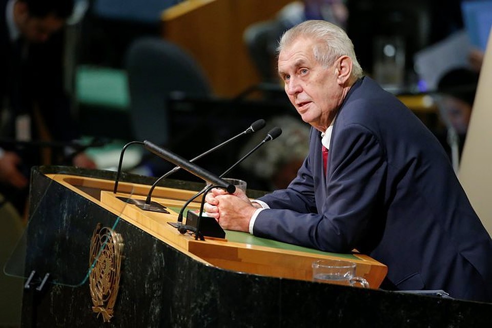 Президент Чехии Милош Земан