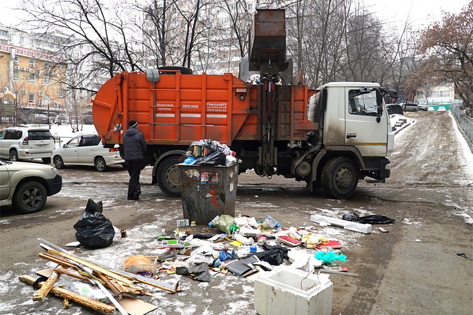 В Хабаровске предприниматели не спешат заключать договоры на вывоз мусора