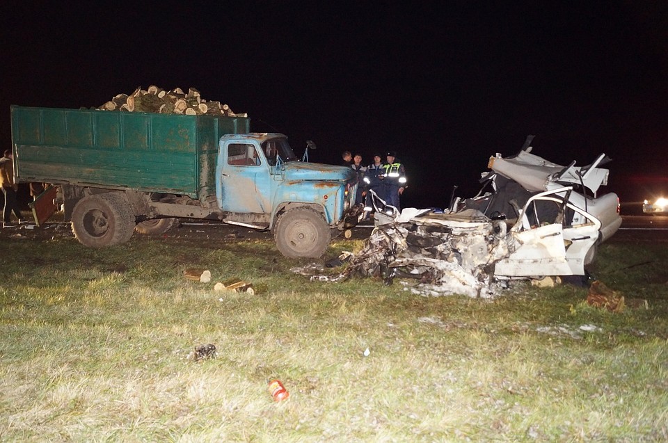 Авария в Курганинском районе. Фото: ГУ МВД РФ по Краснодарскому краю