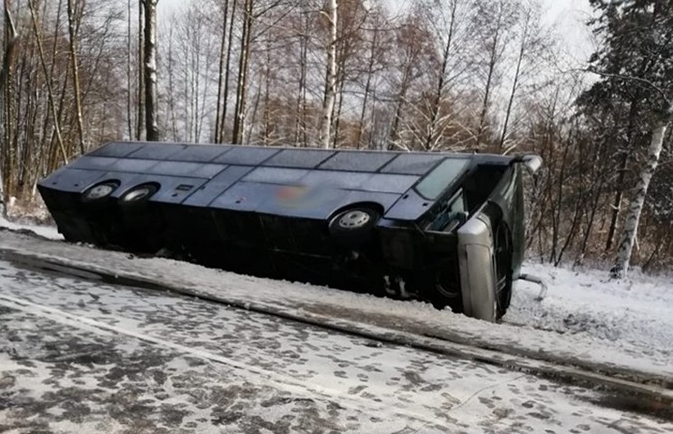 Автобус с белорусами попал в серьезную аварию в Польше Фото:podkarpacka.policja.gov.pl