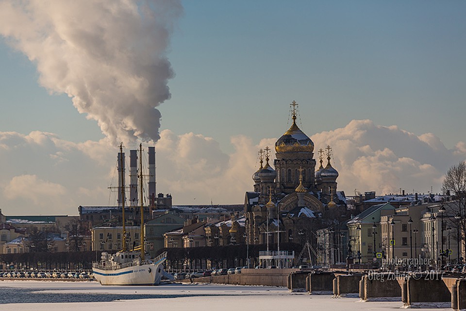 Крещенские морозы придут в Санкт-Петербург к концу недели.