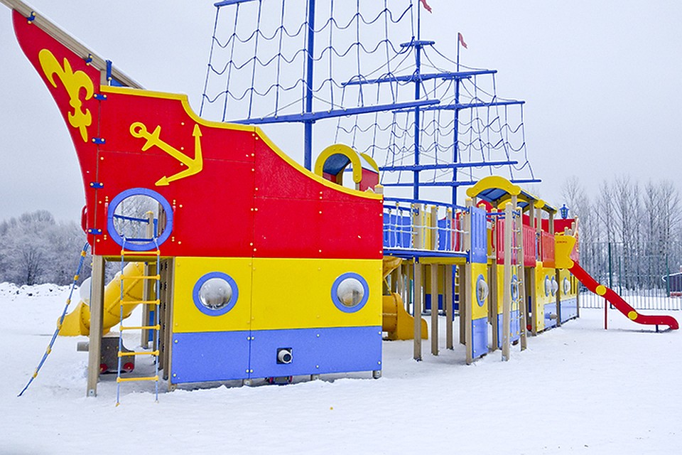 В городском квартале «Норские резиденции» открыт детский городок, равного которому в Ярославле нет