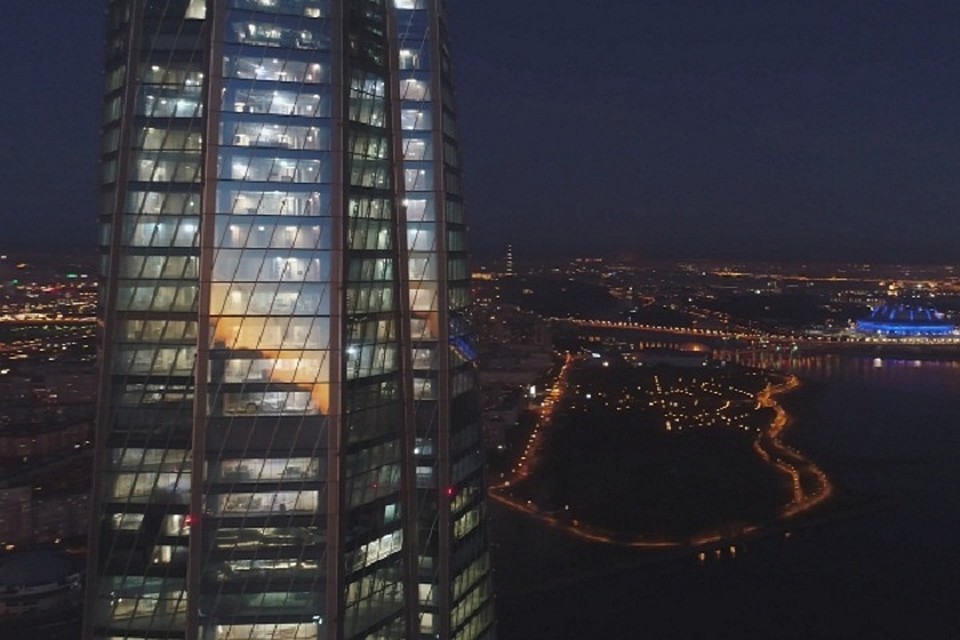 Стало известно, кто откроет высотный ресторан в башне "Лахта Центра". Фото: Управление информации ПАО "Газпром"