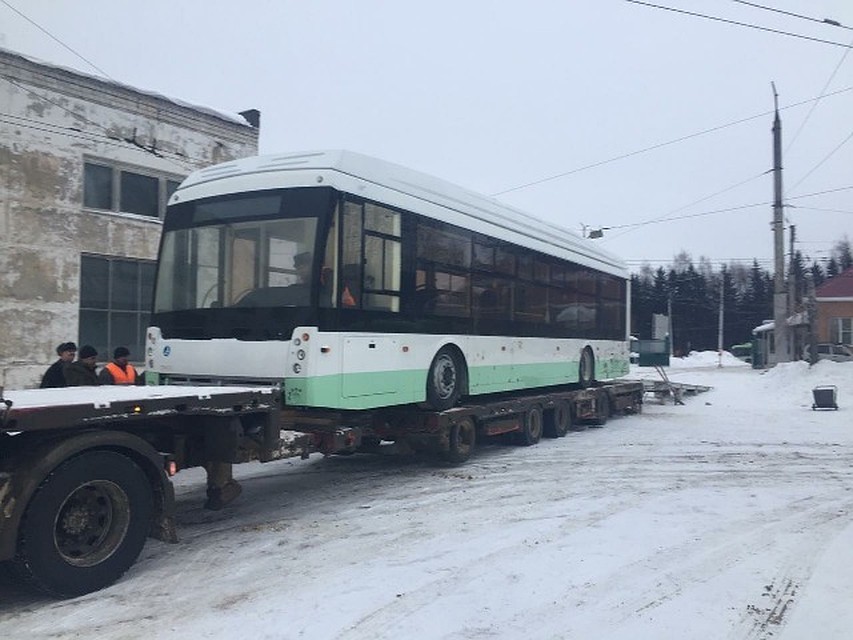 26 января в Курск привезли первый электробус