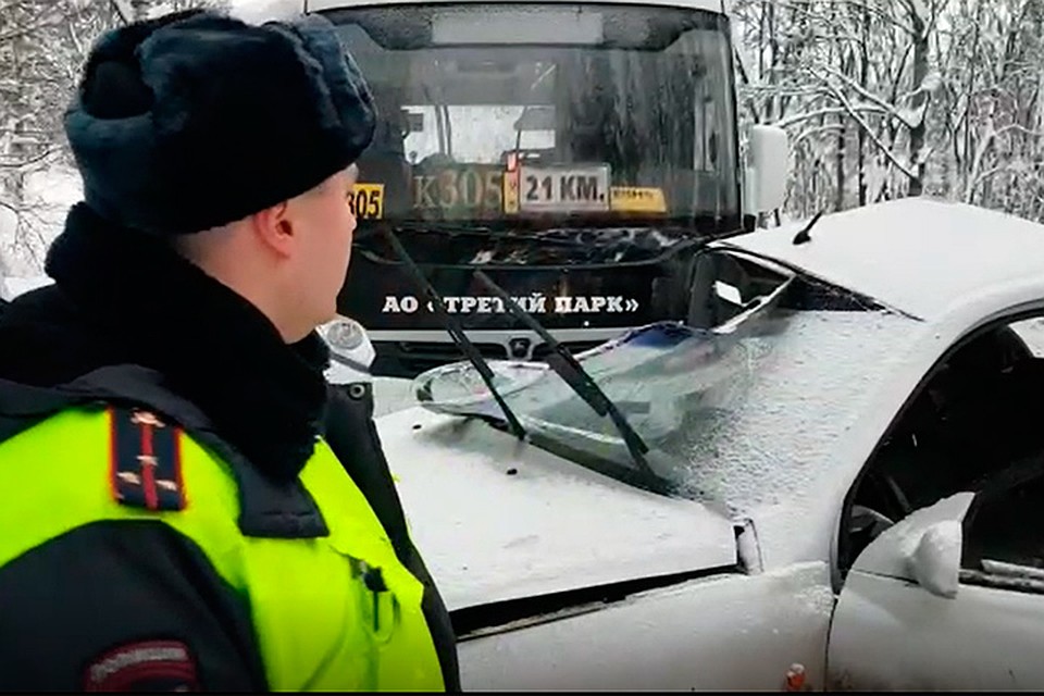 В аварии погиб пассажир легковушки Фото: ГИБДД Петербурга