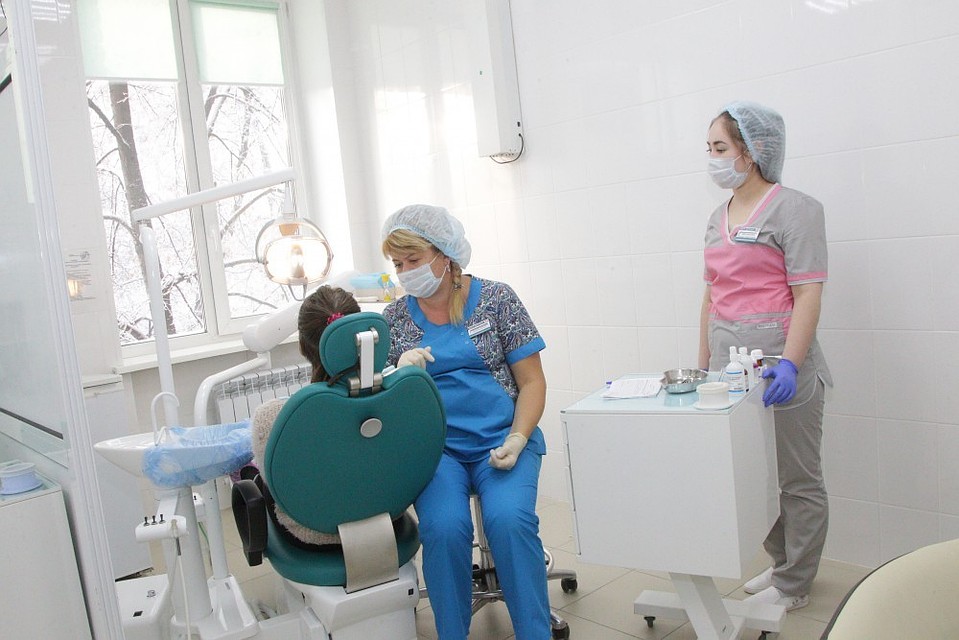 Стоматологическая служба теперь расположена в одном здании.
