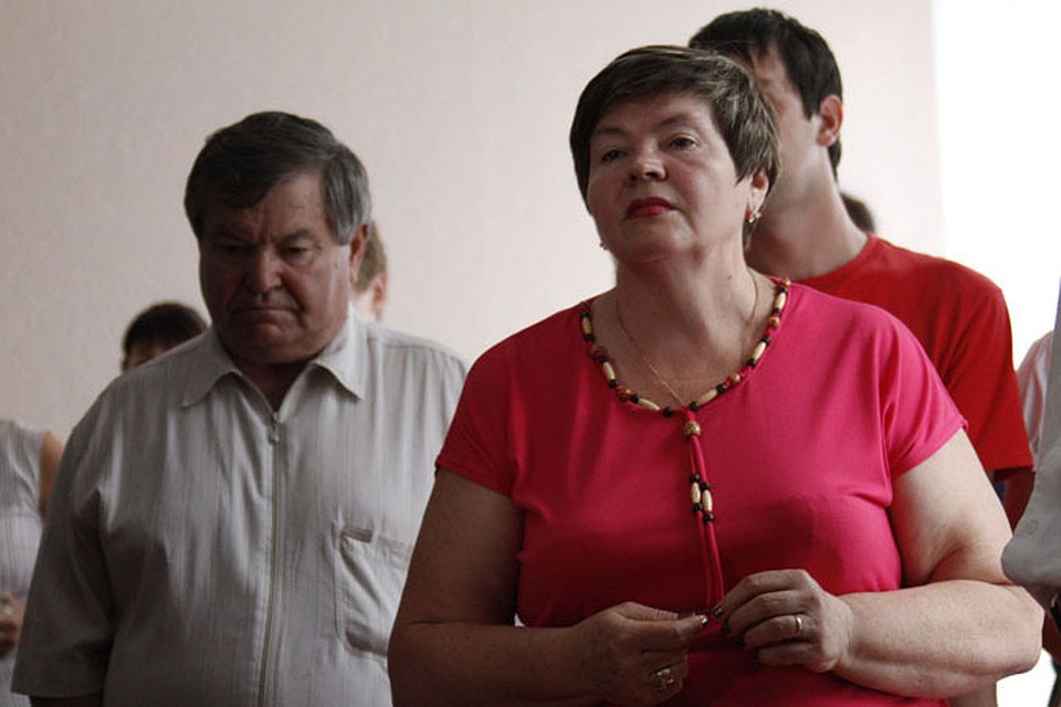 Надежда Цапок в зале суда