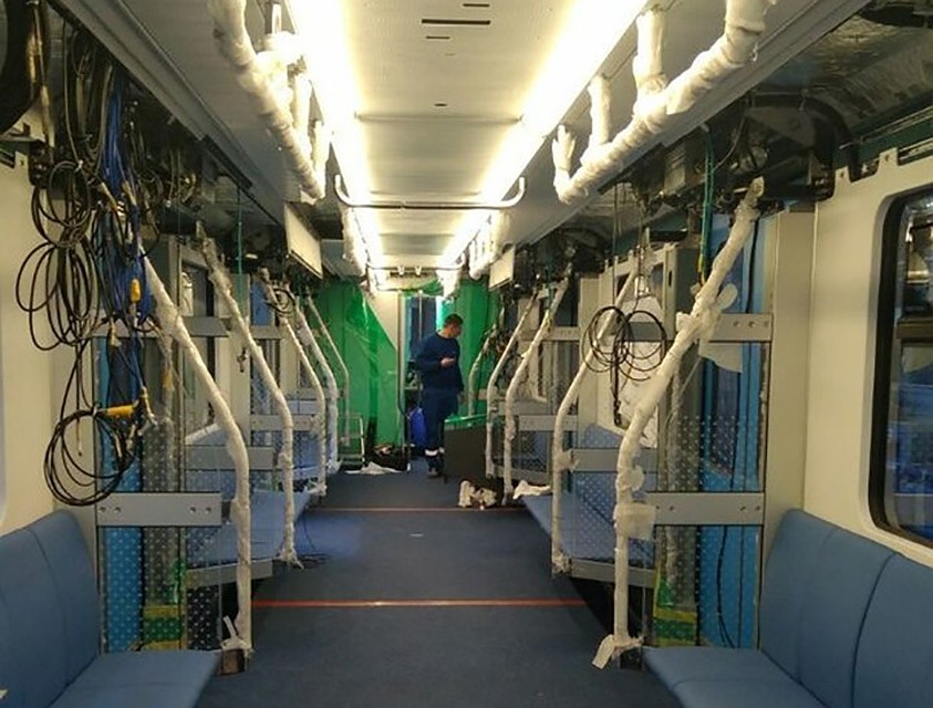 Так выглядят новые поезда изнутри. Фото: twitter.com/metro_3d_line