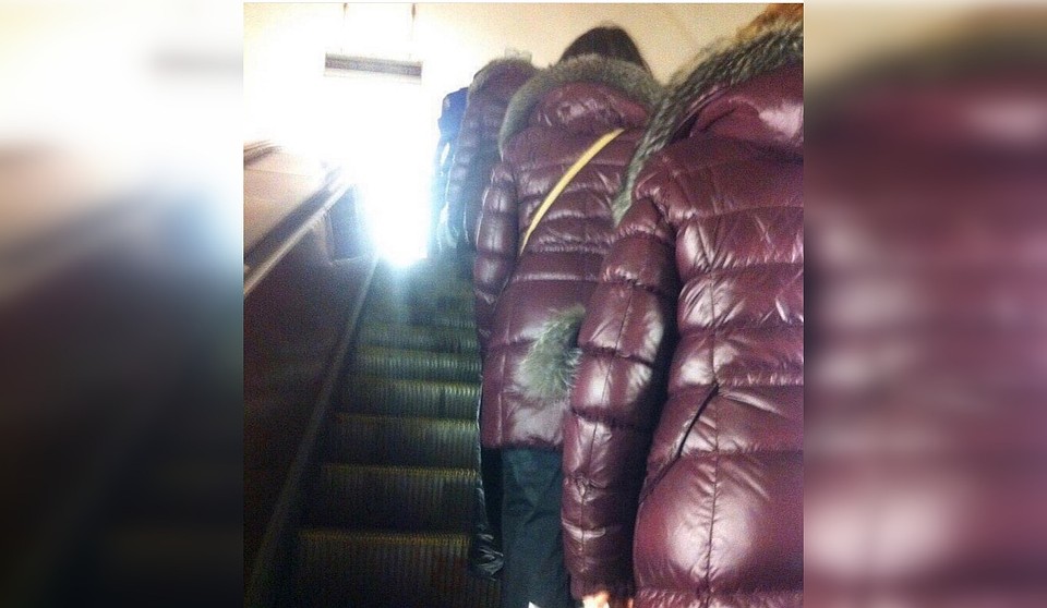 Сибиряки могли наблюдать в метро "сбой в матрице". Фото: vk.com/subwaynsk.