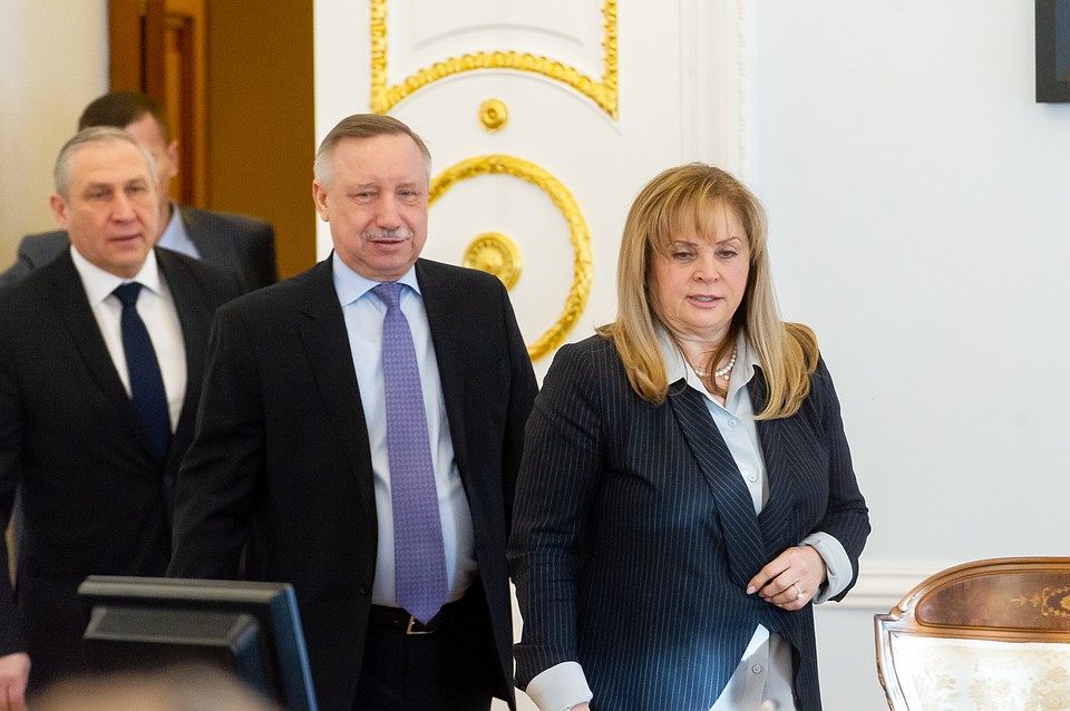 Беглов и Памфилова встретились в Смольном