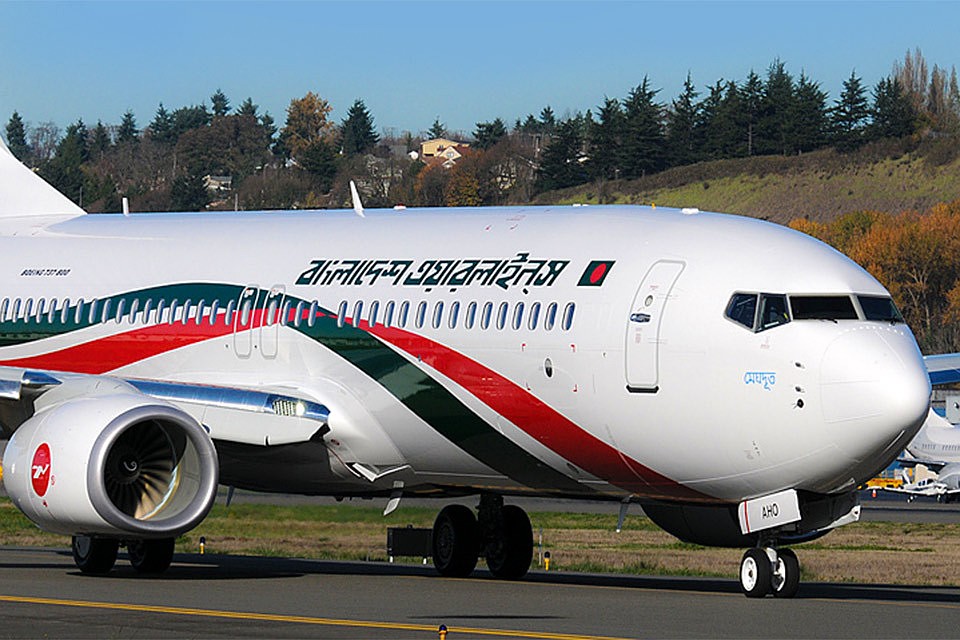 Боинг 737 авиакомпании Biman Bangladesh.