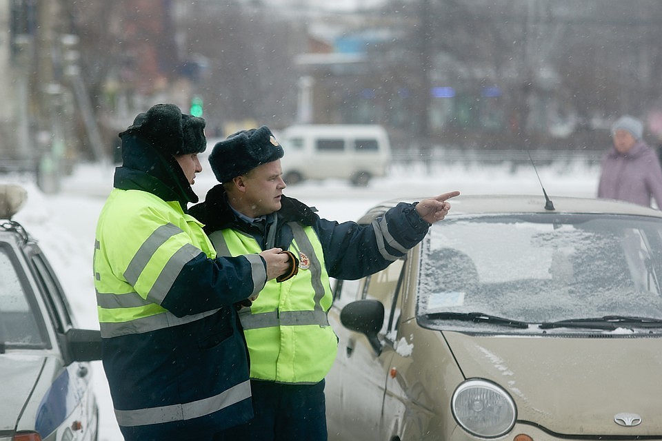 Нарушителя задержали сотрудники ГИБДД