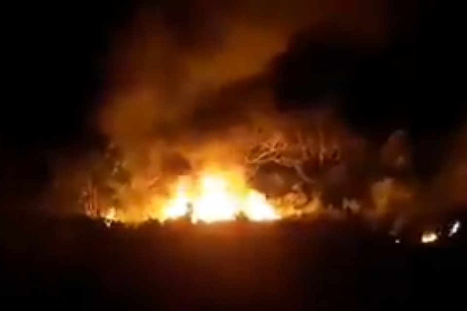 На борту самолета находились два человека