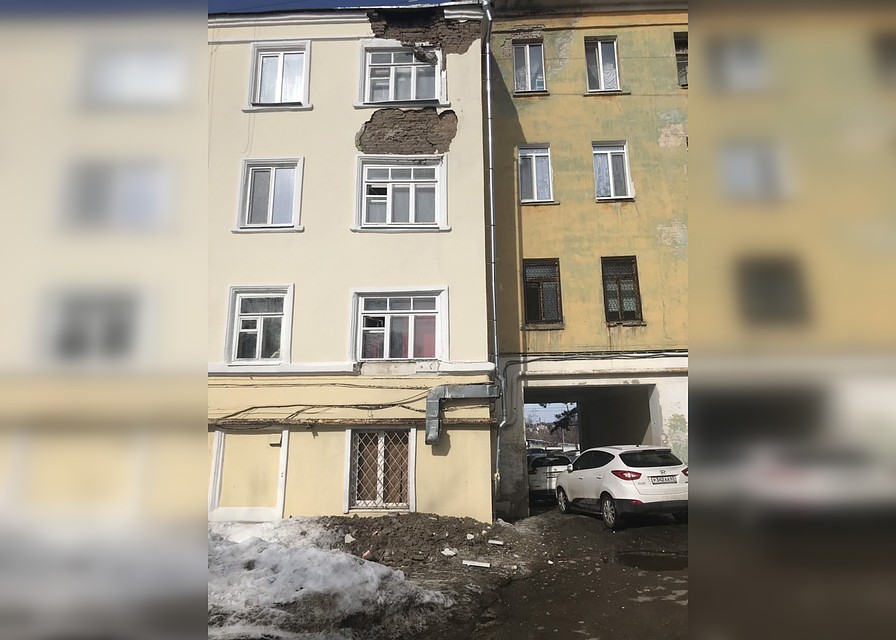 ЧП произошло с домом № 169 на улице Ново-Садовой
