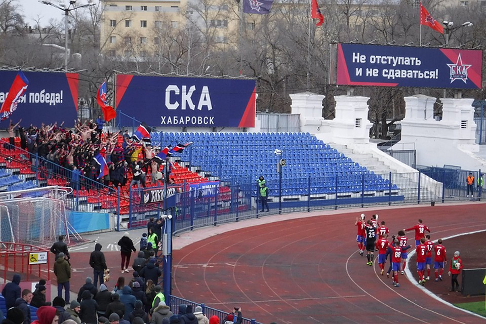Футболисты «СКА-Хабаровск» одержали победу над «Томью»