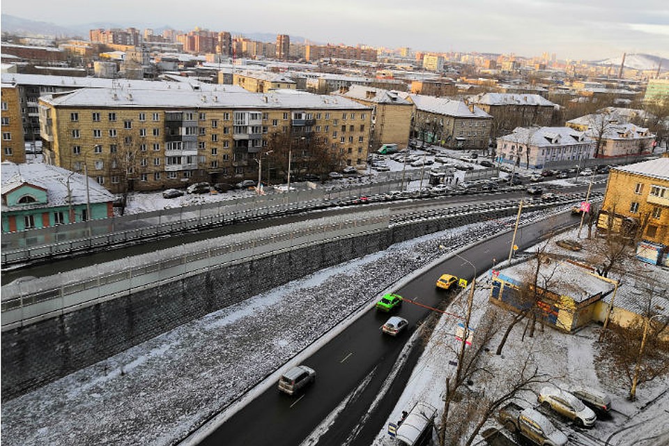 Аномально теплая погода в Красноярске сменилась похолоданием.