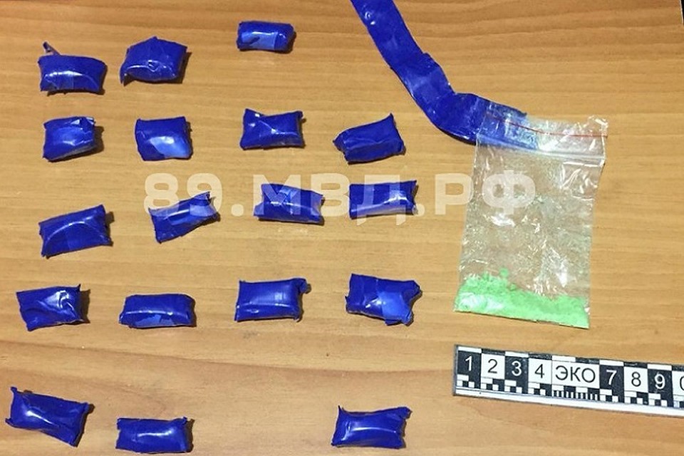 Жителя Муравленко задержали за сбыт «синтетики» в крупном размере Фото: 89.мвд.рф