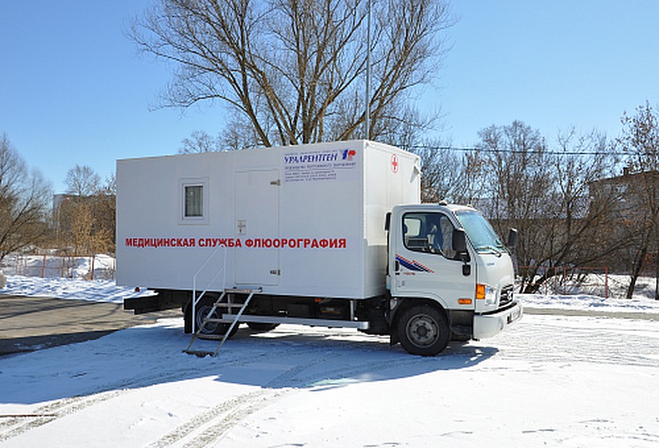 Передвижная флюорографическая установка Фото: областной Минздрав