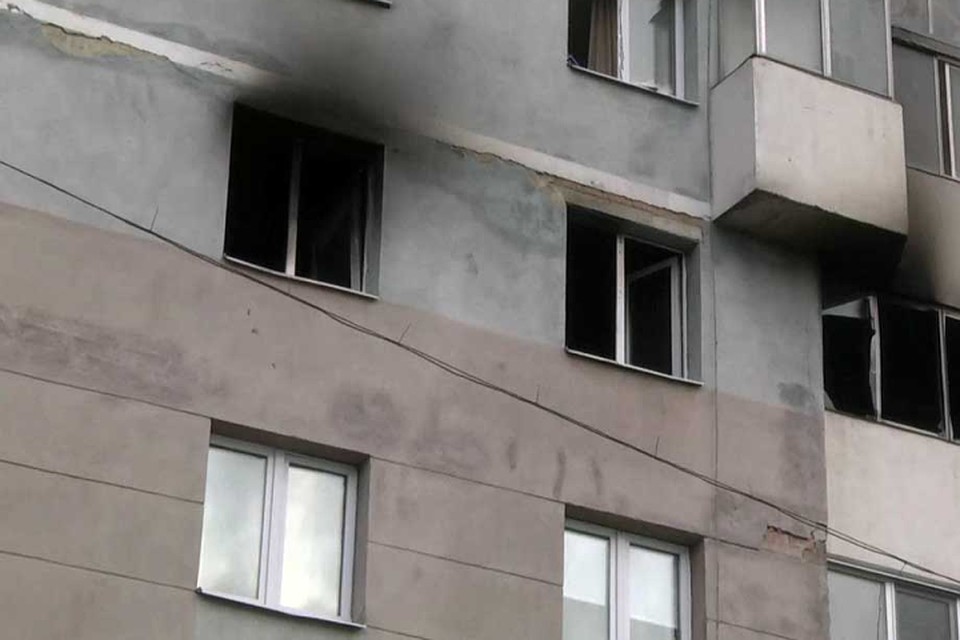 Огонь распространился на площадь в 20 квадратных метров. Фото: служба спасения «Сова»