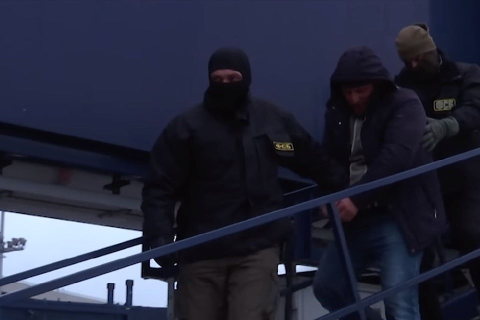 Задержанный террорист был одним из организаторов теракта в московском метро. Фото: оперативная съёмка ФСБ