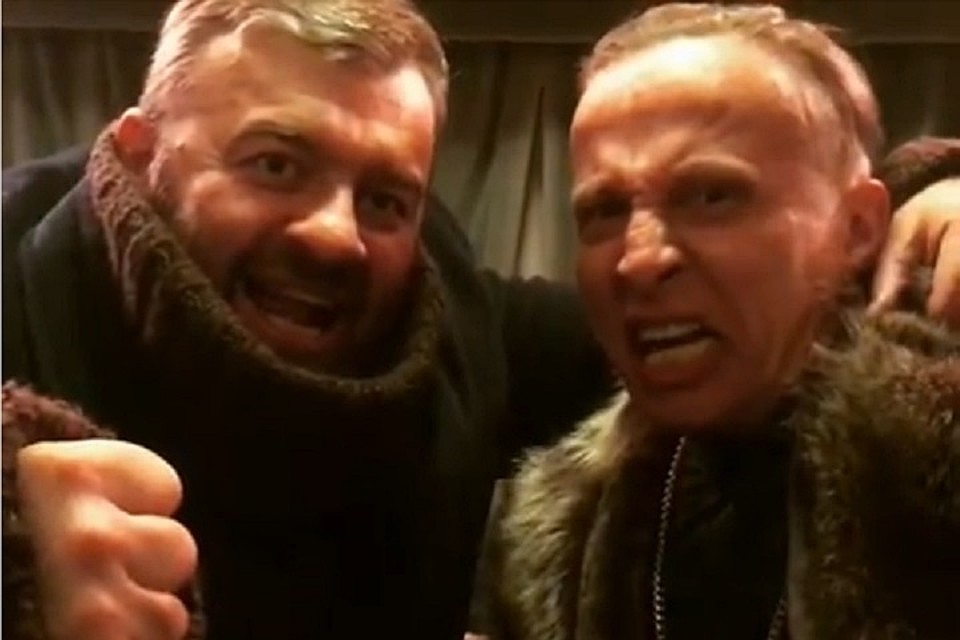 Михаил Пореченков и Иван Охлобыстин записали шуточный видеоролик «в поддержку» кандидата в президенты Украины Владимира Зеленского