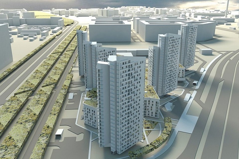 "Белорусский квартал" в Петербурге появится к 2024 году. Фото: "Минскгражданпроект"/vk.com/gk_bk