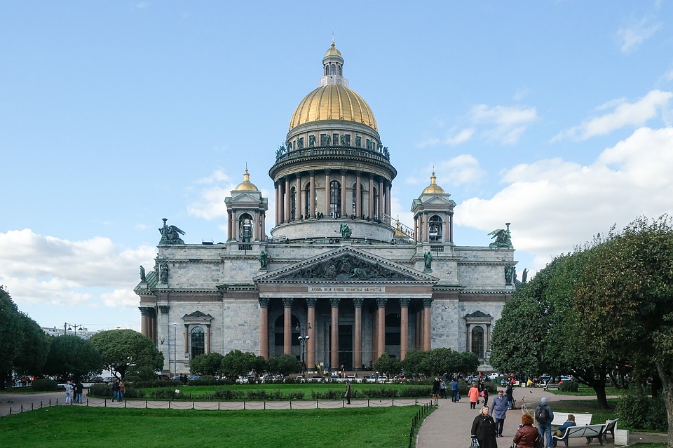 Колоннада Исаакиевского собора откроется 27 апреля
