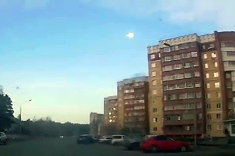 В 18:50 по местному времени над Красноярском пролетел метеорит